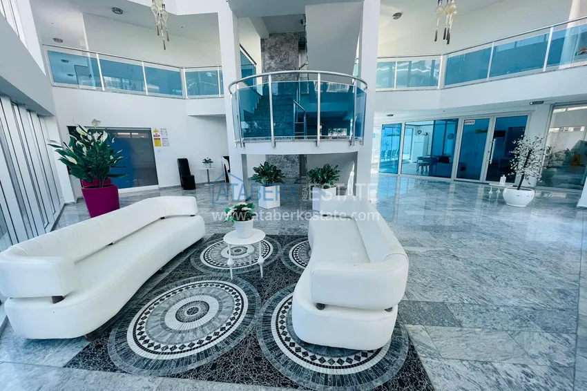 Двухуровневый пентхаус в Алании район Кестель с мебелью 8