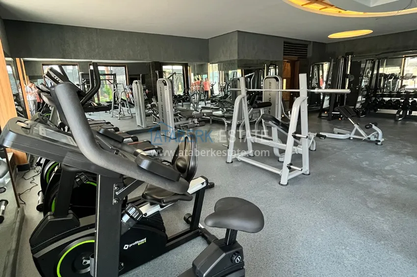 Квартира в Алании – район Оба с высококачественной чистовой отделкой и отдельной кухней  8 