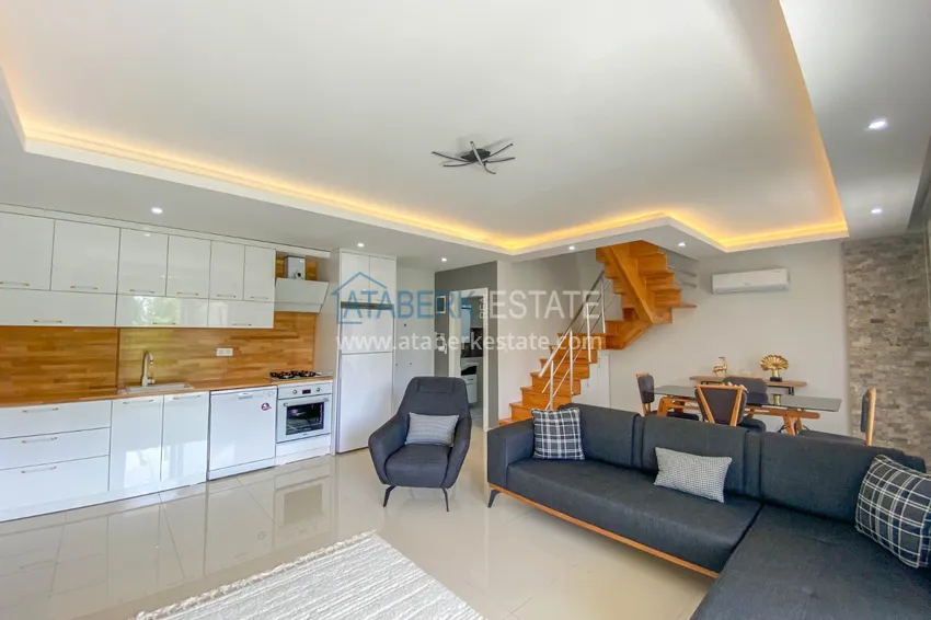 Приобрести Садовый дуплекс в районе Кестель меблированный в комфортабельном комплексе 16 