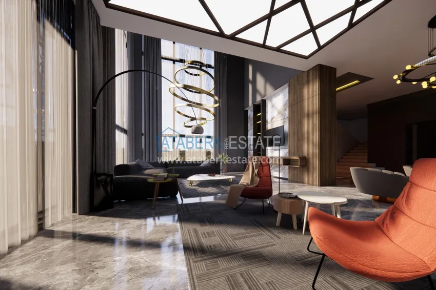 Приобрести Вилла в Каргыджаке в эксклюзивном комплексе на этапе строительства  1 