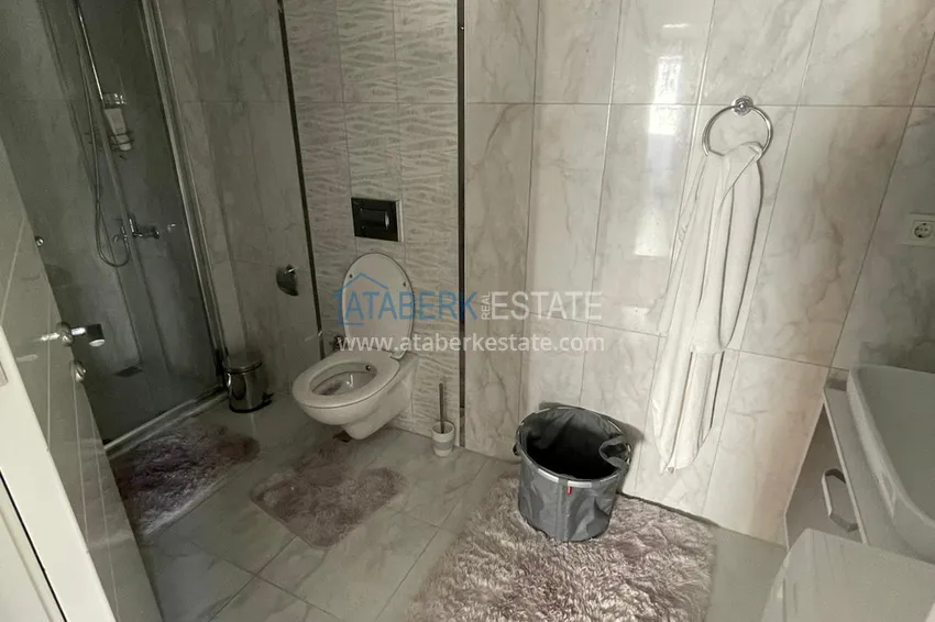 Приобрести Квартира-дуплекс в центре Алании меблированная в новостройке 13 