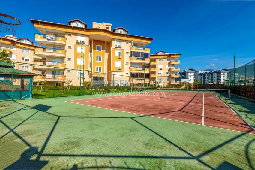 Квартира в районе Оба меблированная в современном жилом комплексе 9 