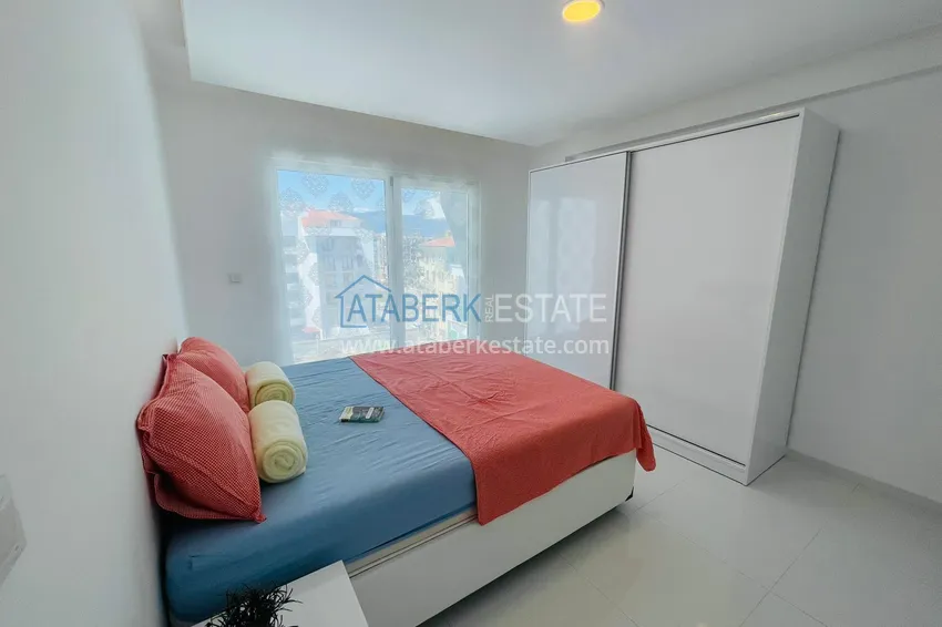 Приобрести Двухуровневый пентхаус в Алании район Кестель с мебелью 12