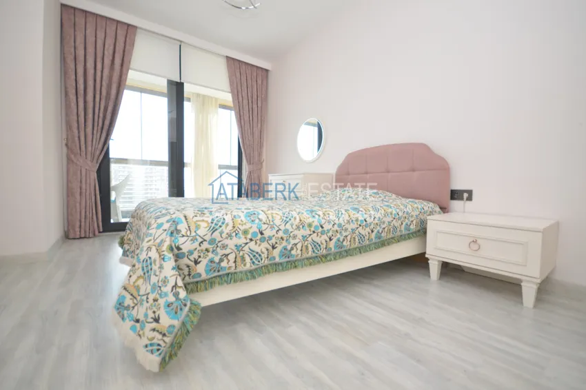 Приобрести Квартира Махмутларе меблированная с отдельной кухней и частичным видом на море 9 