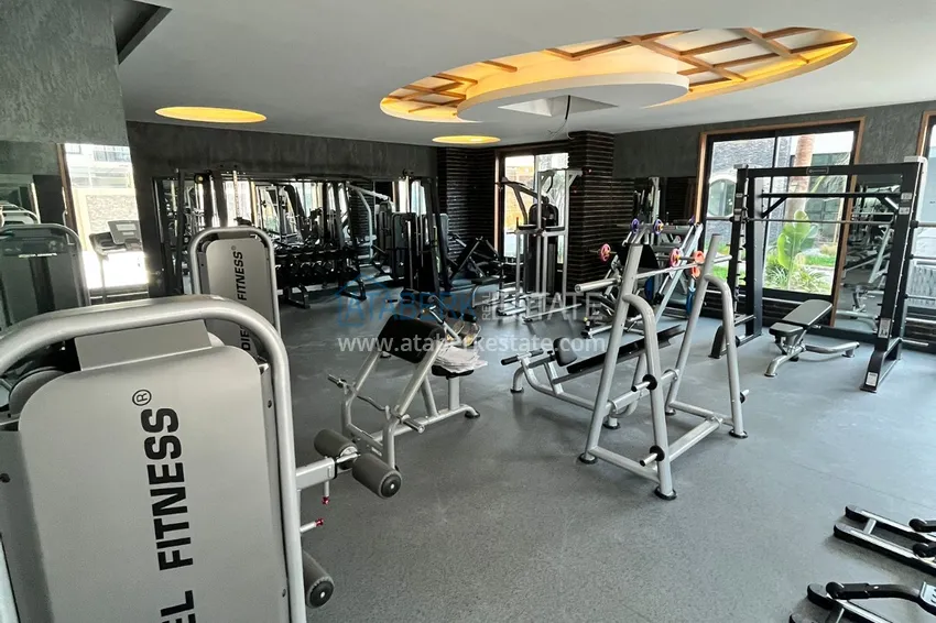 Квартира в Алании – район Оба с высококачественной чистовой отделкой и отдельной кухней  9 