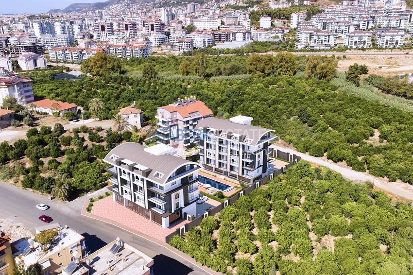 Новый проект малоэтажного жилого комплекса, в районе Оба 3 