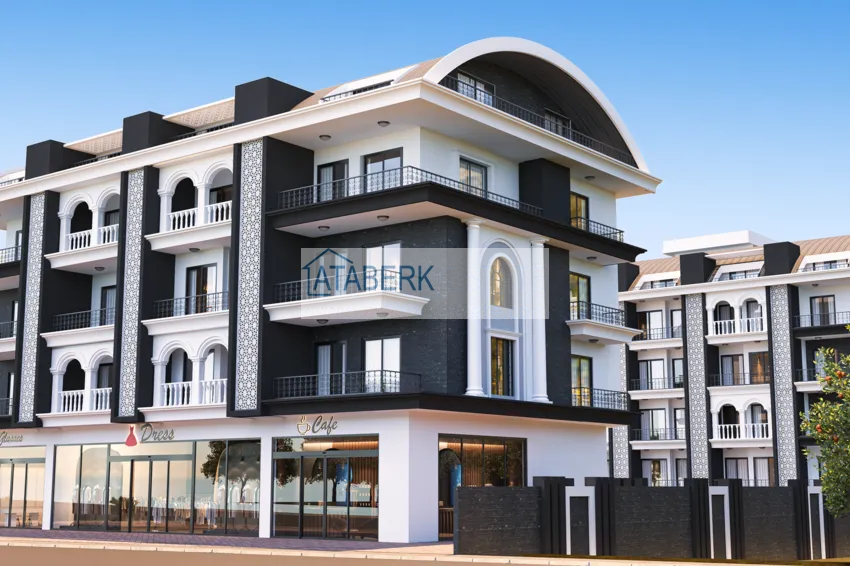 Новый проект малоэтажного жилого комплекса, в районе Оба 12 