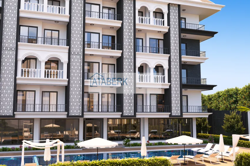 Новый проект малоэтажного жилого комплекса, в районе Оба 13 