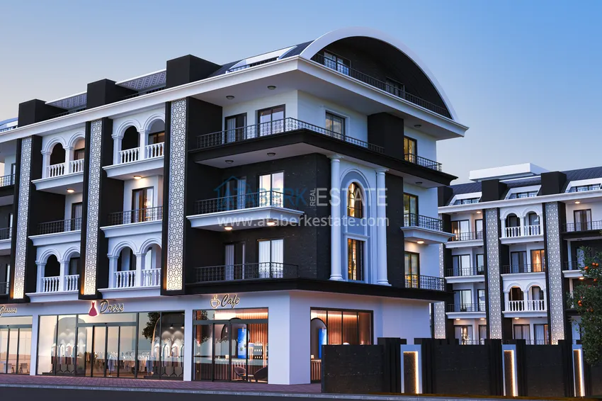 Новый проект малоэтажного жилого комплекса, в районе Оба 8 