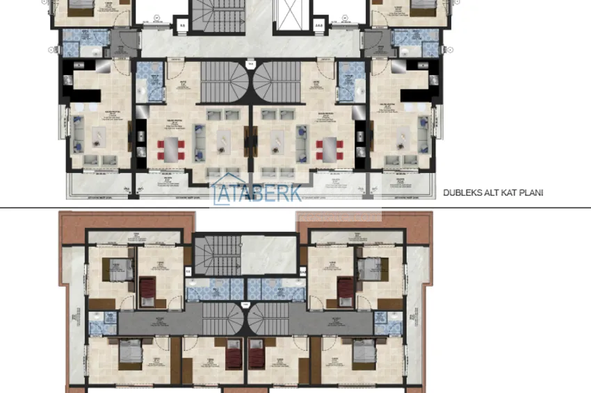 Купить дешево Новый проект малоэтажной резиденции в Алании район Оба 3 