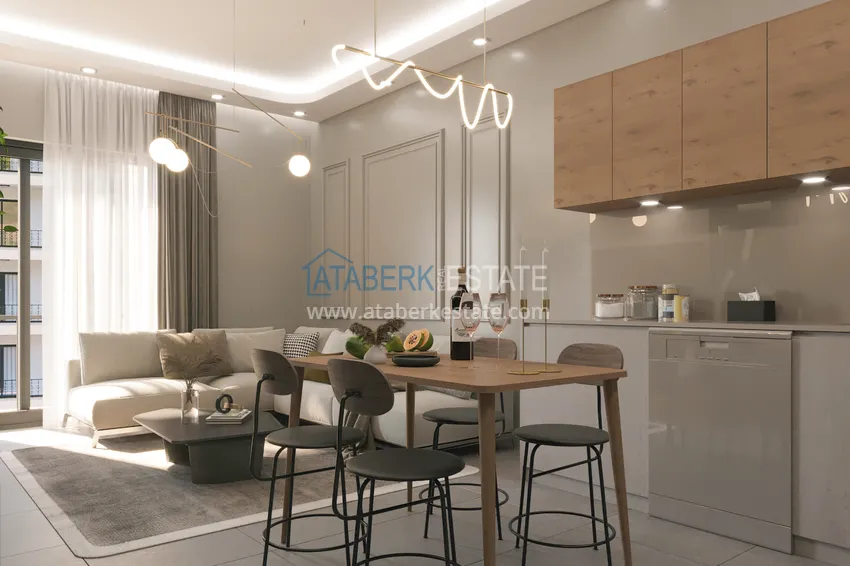 Приобрести Новый проект малоэтажного жилого комплекса, в районе Оба 3 