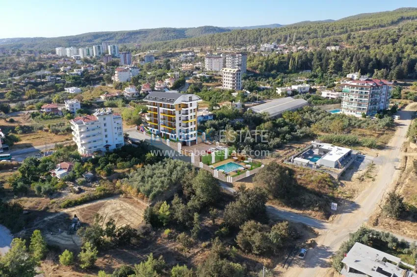 Квартира с чистовой отделкой в Авсалларе в строящемся комплексе от инвестора 8