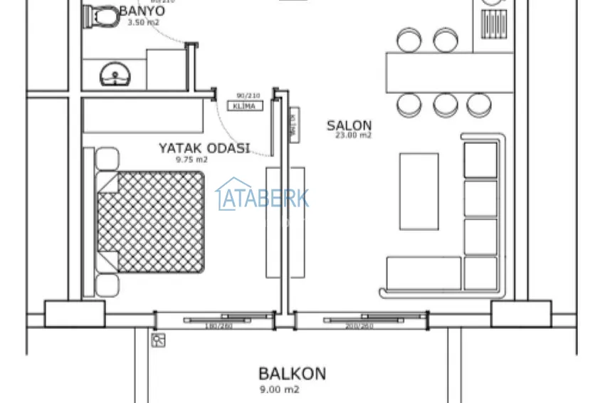 Купить дешево Квартира с чистовой отделкой в Авсалларе в строящемся комплексе от инвестора 3