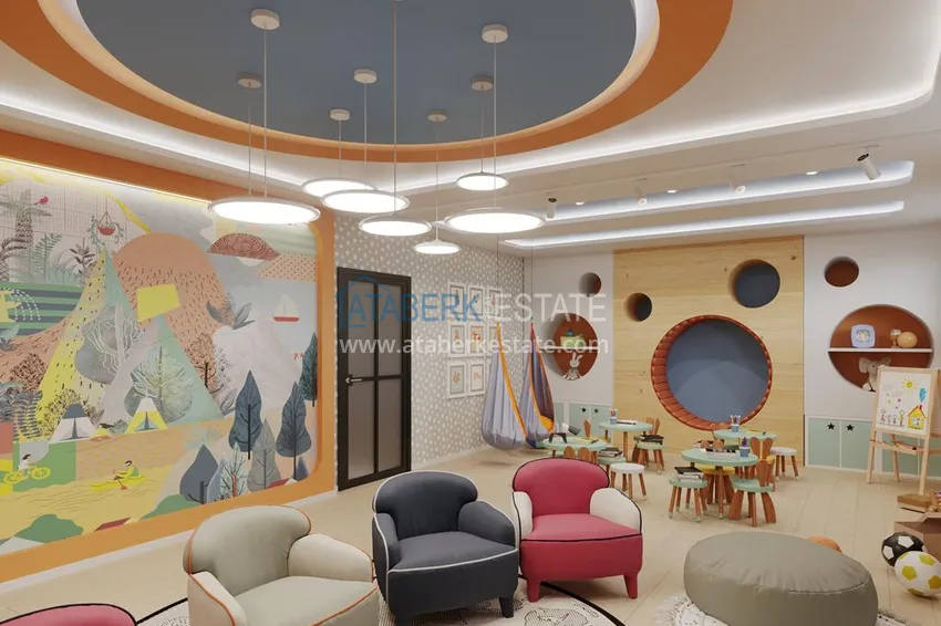 Квартира с чистовой отделкой в Авсалларе в строящемся комплексе от инвестора 11