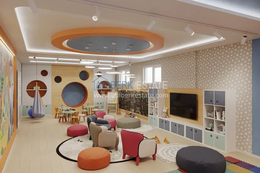 Квартира с чистовой отделкой в Авсалларе в строящемся комплексе от инвестора 16