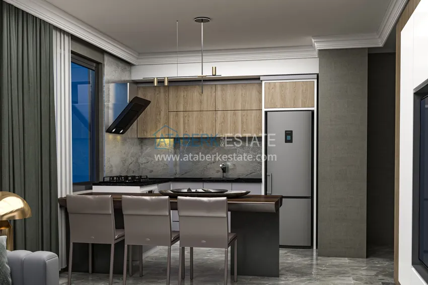 Приобрести Новый проект жилого комплекса в Алании район Авсаллар 11 