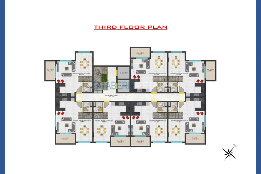 Купить дешево Новый современный жилой комплекс в Алании, район Оба 11 