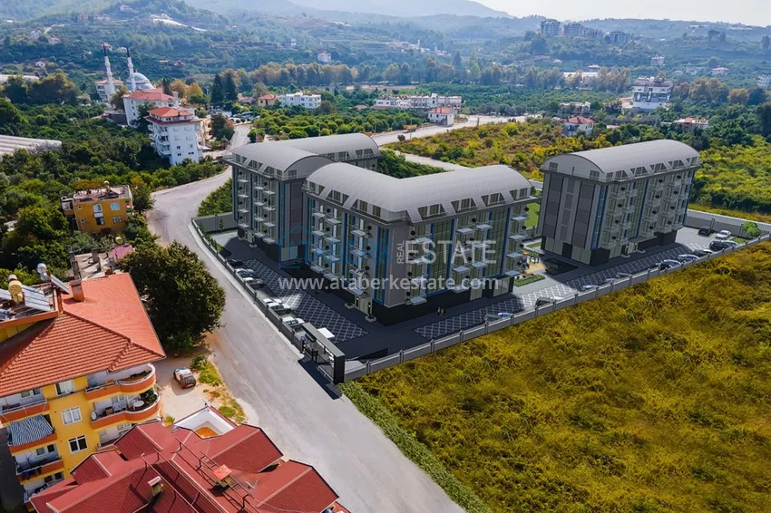 Квартиры в Алании - район Оба от инвестора в строящемся комплексе 1 