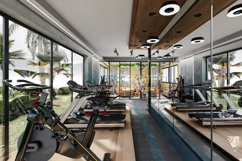 Пентхаус-дуплекс в Алании, район Махмутлар в комплексе на этапе строительства  28 