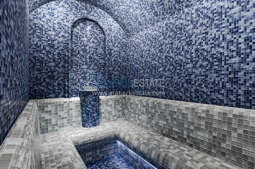 Пентхаус-дуплекс в Алании, район Махмутлар в комплексе на этапе строительства  25 