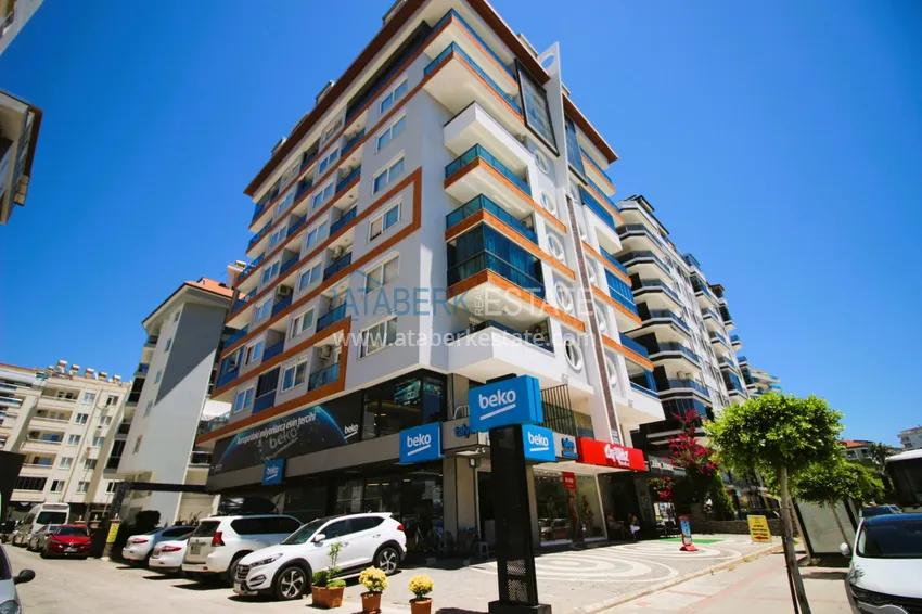 Квартира в Махмутларе меблированная с видом на море с наилучшим месторасположением 1 