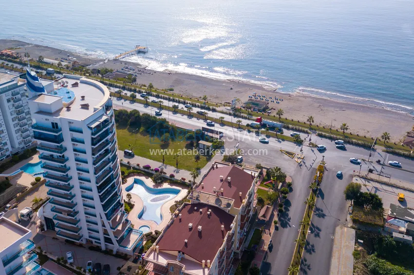 Квартира в Махмутларе с мебелью в комплексе премиум класса, на первой линии 2