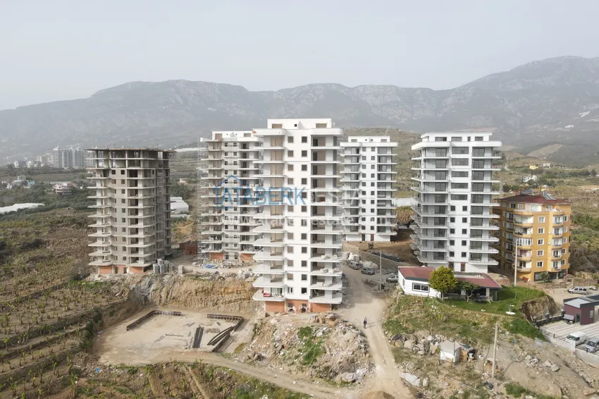 Квартиры в Алании - район Махмутлар в строящемся жилом комплексе 2