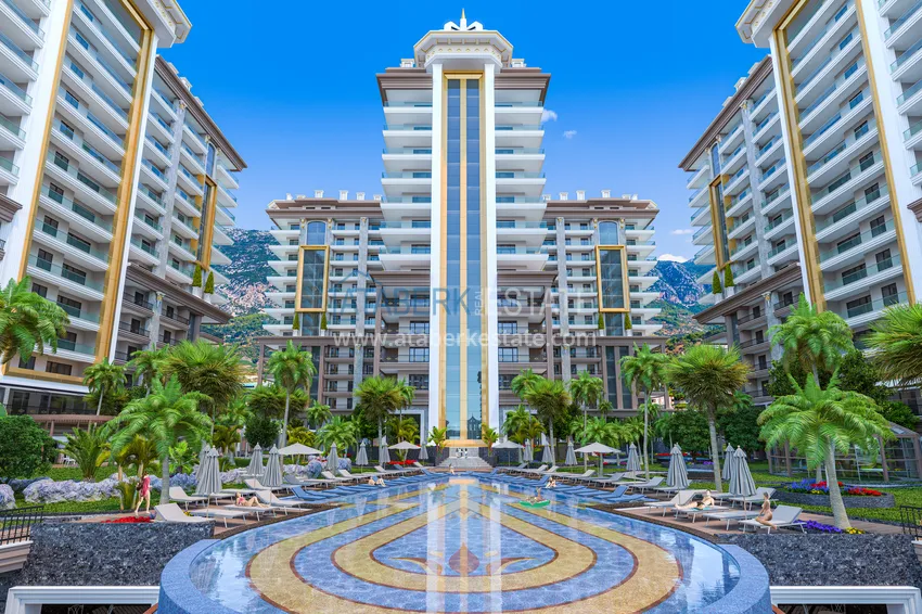 Квартира от инвестора в строящемся комплексе в Махмутларе 1 