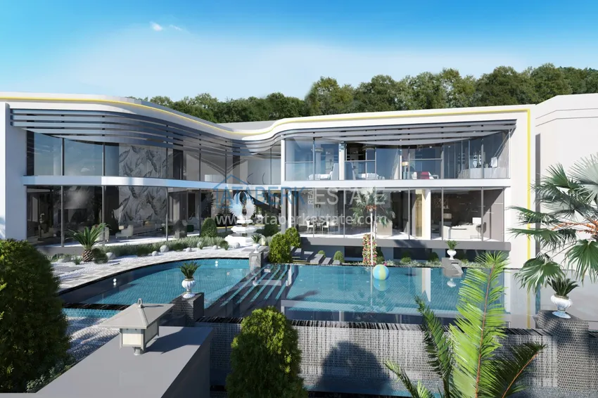 Эксклюзивный проект частной виллы класса-люкс в Алании - Бекташ 3 