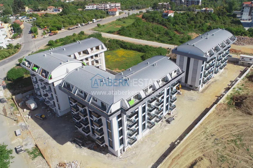 Квартиры в Алании - район Оба от инвестора в строящемся комплексе 4 