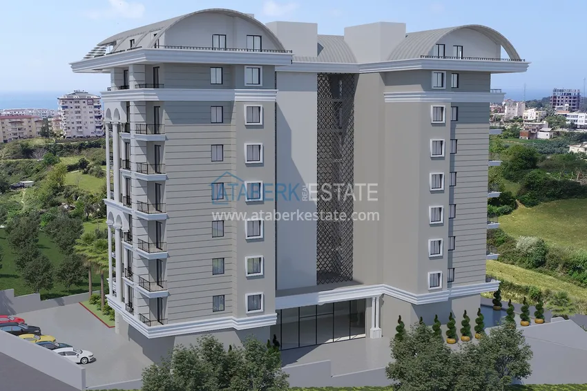 Квартиры в Авсалларе в строящемся комплексе с отельной инфраструктурой 7 