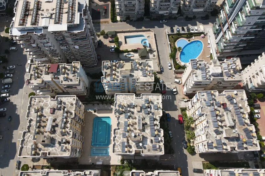 Квартира в Махмутларе с мебелью и отдельной кухней, в жилом комплексе с бассейном 10 