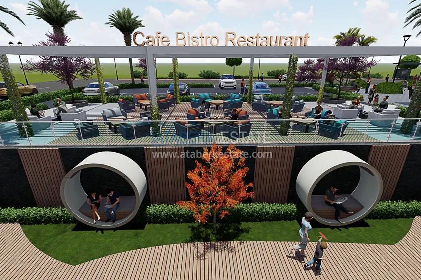 Квартира в Махмутларе от инвестора в комплексе на завершающем этапе строительства с богатой внутренней инфраструктурой 9 