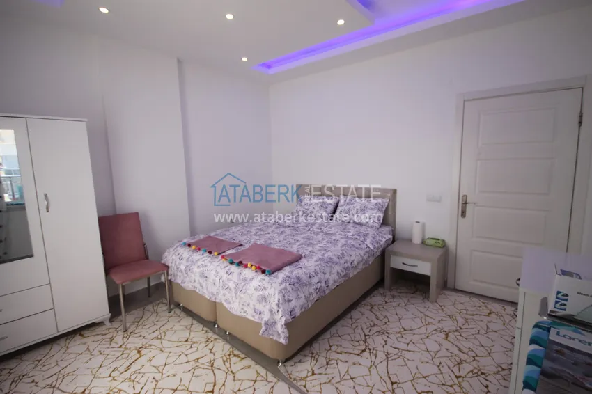 Приобрести Квартиры в Алании – район Конаклы двухкомнатные с мебелью 12 