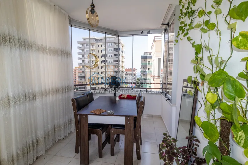 Приобрести Квартира с мебелью и частичным видом на море в Махмутларе 10 