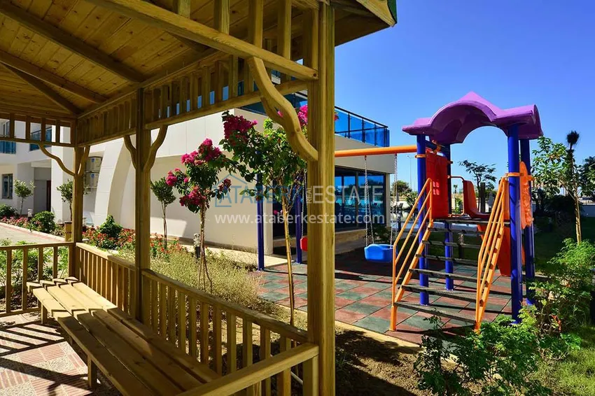 Квартира в Махмутларе с мебелью в комплексе премиум класса, на первой линии 13