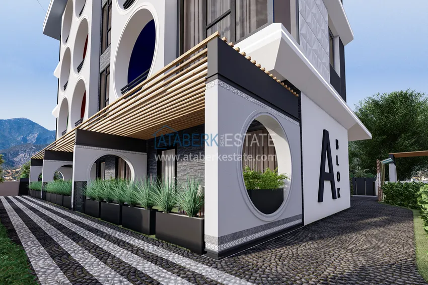 Пентхаус-дуплекс в Алании, район Махмутлар в комплексе на этапе строительства  10 