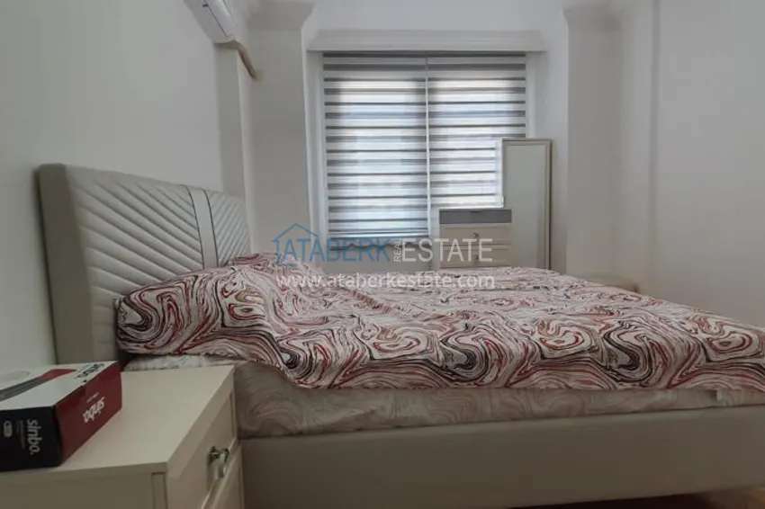 Приобрести Квартира в центре Алании - район пляжа Клеопатра, с современной мебелью и видом на горы  12 