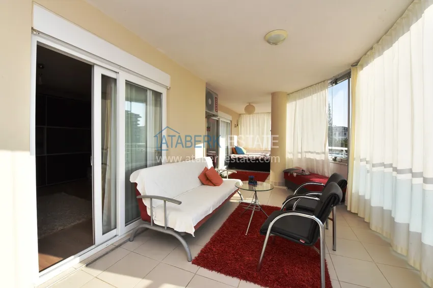 Приобрести Квартира с мебелью и застекленным балконом в Алании, Махмутларе 10 