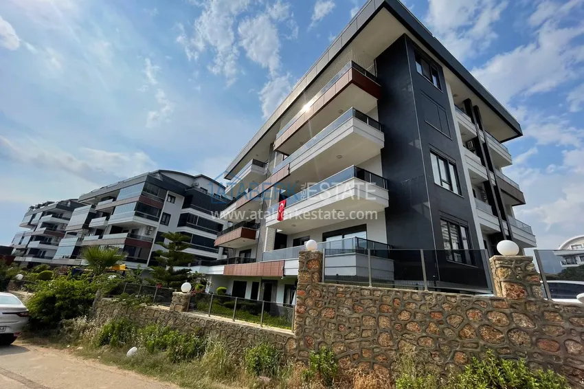 Дуплекс в Алании - район Оба, с отдельной кухней в элитной резиденции  12 