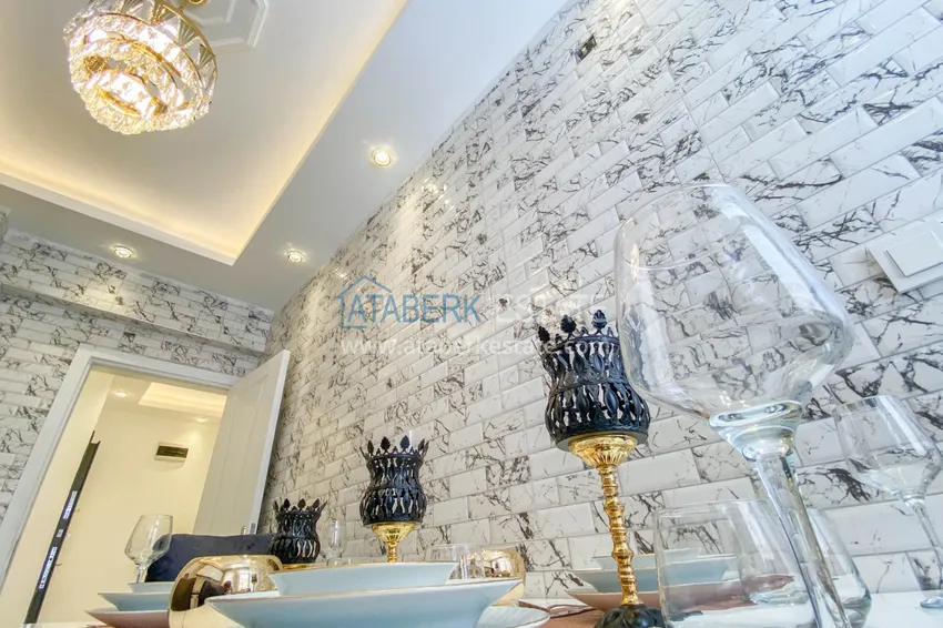 Приобрести Квартира в Махмутларе с мебелью и отдельной кухней, в жилом комплексе с бассейном 12 