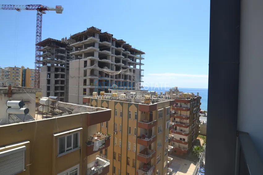 Приобрести Дуплекс с видом на море, в Махмутларе меблированный, первая линия 11