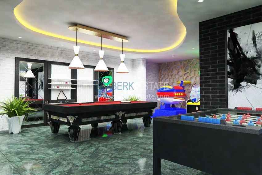 Квартира в районе Оба в жилом комплексе на этапе строительства 29 