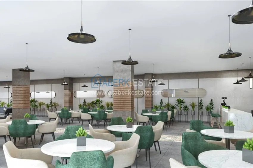 Квартира в районе Авсаллар в новом современном комплексе 10 