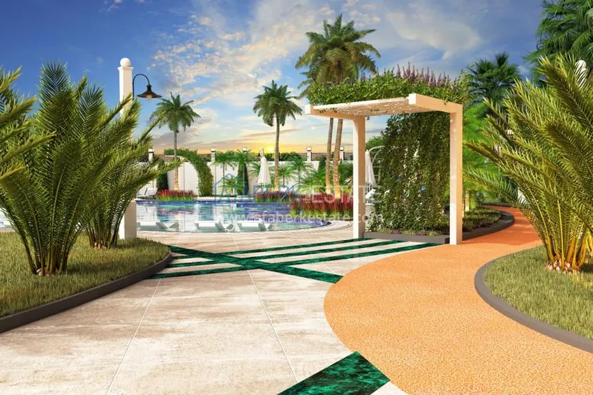 Квартиры в центре Алании от инвестора в комплексе на этапе строительства 11 