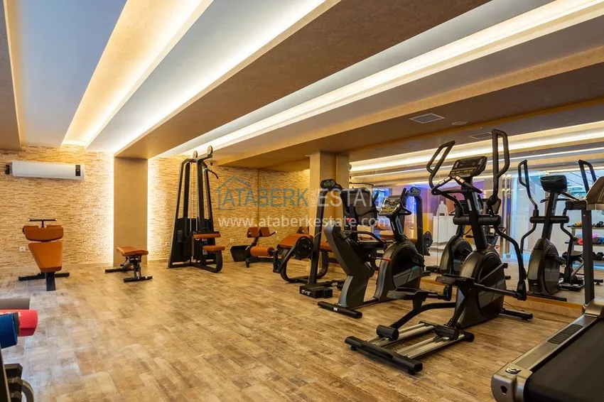 Квартира в центре Алании район пляжа Клеопатра с мебелью 11 