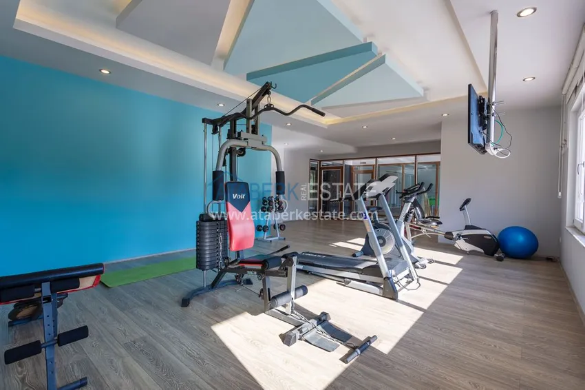 Квартира в Махмутларе в благоустроенном жилом комплексе полностью готовая для проживанияи с мебелью с видом на море и горы 12 