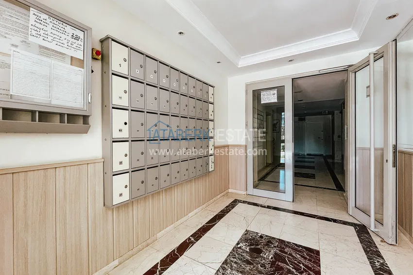 Квартира в Махмутларе с мебелью отдельной кухней и видом на море 12 