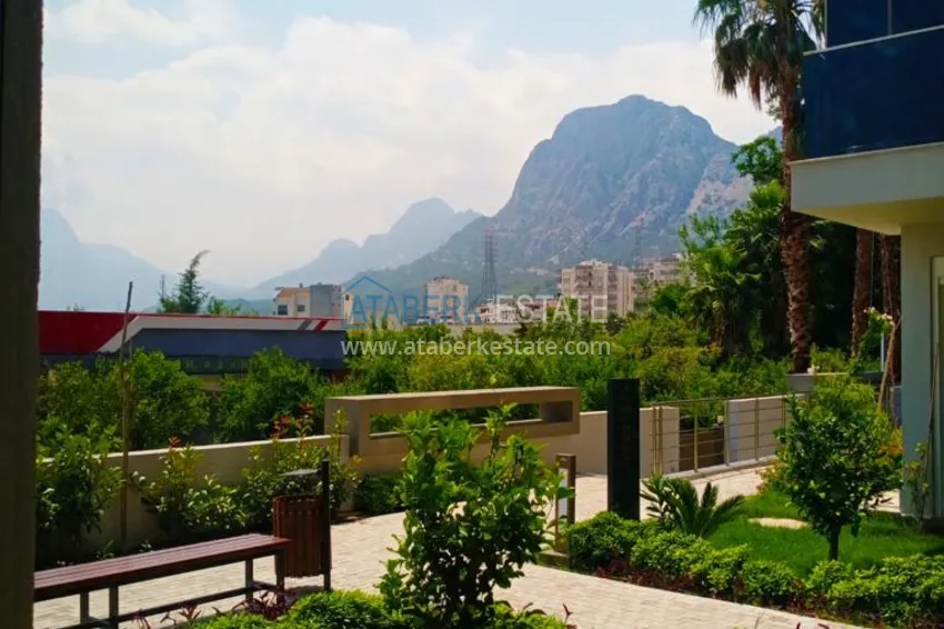 Приобрести Квартира с выходом в сад в Анталии - район Хурма, меблированная с видом на горы 15 