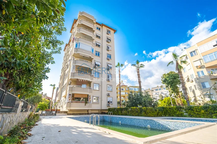 Квартира в центре Алании меблированная с отдельной кухней в современной резиденции 12 